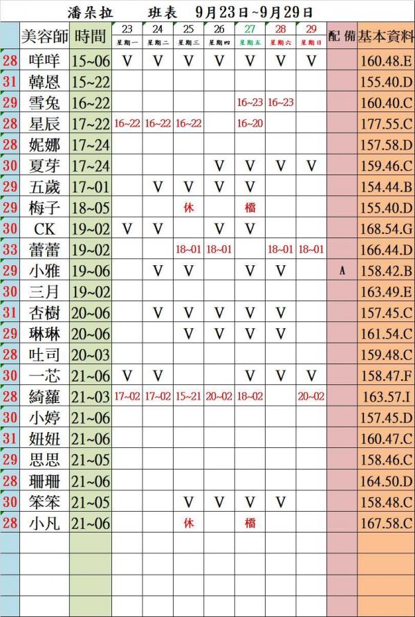 【潘朵拉紓壓館】最新班表-【愛約客】台北正妹舒壓按摩