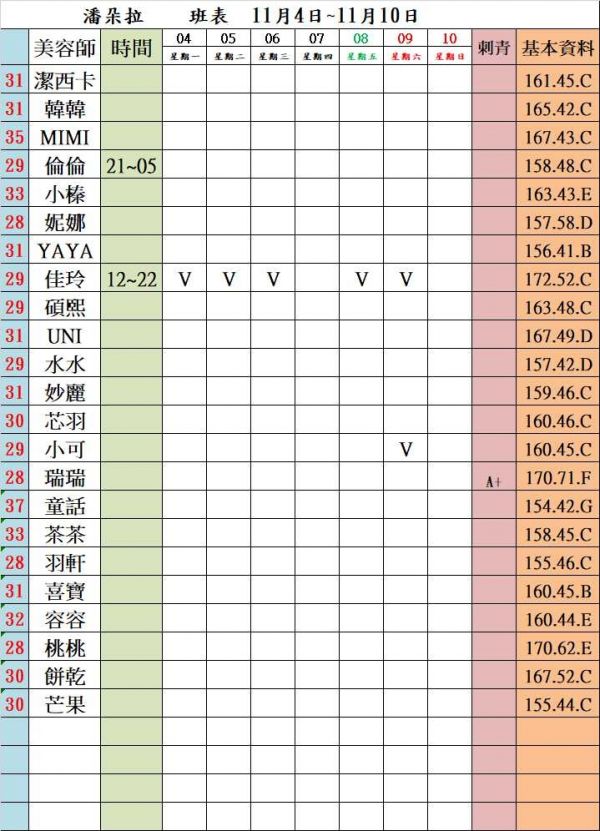 【潘朵拉紓壓館】最新班表-【愛約客】台北正妹舒壓按摩